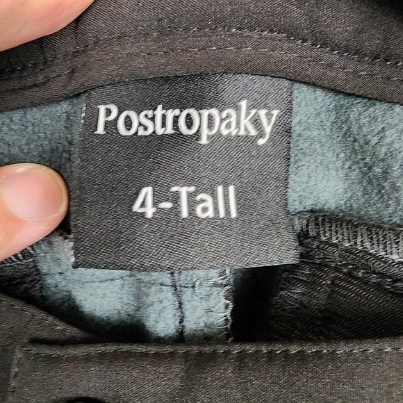 Postropaky 4-Tall Black EX-Stretch Hiking Pants Outdoor Zip Ankle - Picture 8 of 10